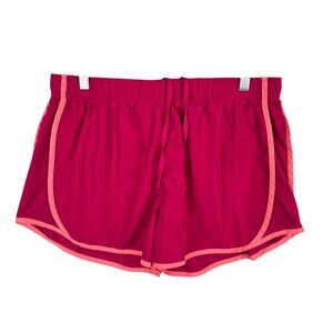 Womens Member's Mark Pink Active Running Shorts 3" Inseam Lined Polyester Size L